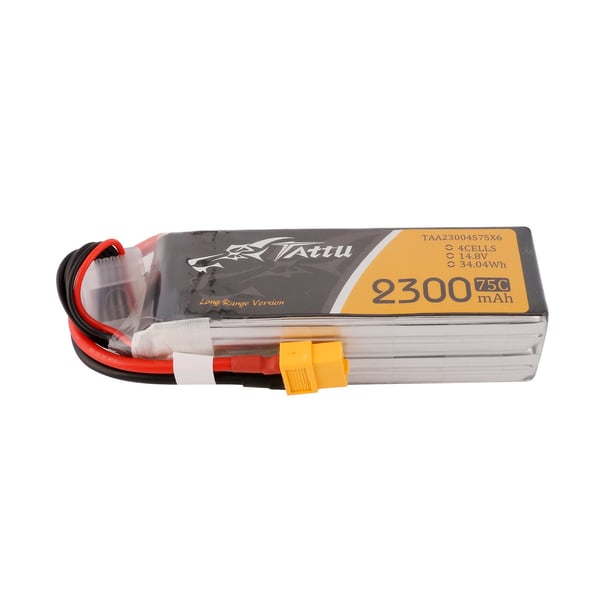 Miniatyrbillede 1 af 5: Tattu TAA23004S75X6 genopladeligt batteri Lithium polymer (LiPo) 2300 mAh 14,8 V