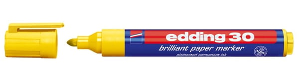 Edding 30 Brilliant speedmarker Projektilspids Gul 1 stk