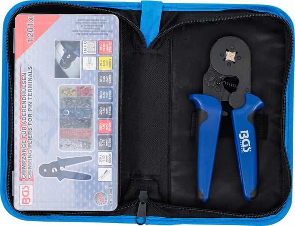 Miniatyrbild 7 av 9: BGS technic Crimping Pliers for Cable End Sleeves 0.25 - 10 mm²