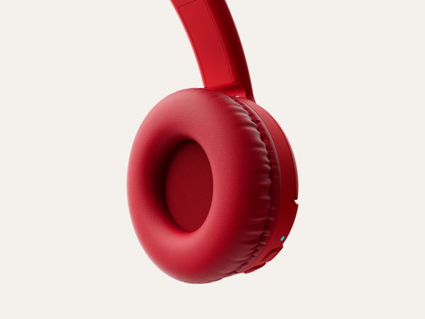 tonies 10003269 kuulokkeet ja kuulokemikrofoni Langaton Pääpanta Musiikki/Päivittäin USB Type-C Bluetooth Punainen, Valkoinen