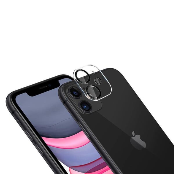 Miniatyrbillede 2 af 3: Crong CRG-LSIP11 Skærm og -bagsidebeskytter til mobiltelefon Beskyttelse af kameralinsen Apple 1 stk