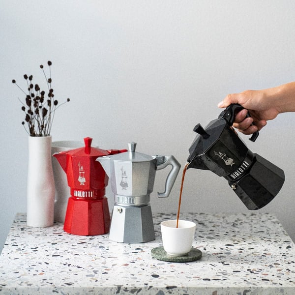Miniatyrbillede 2 af 2: Bialetti Moka Exclusive Moka gryde Sort