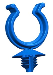 Miniatyrbillede 2 af 3: Hellermann Tyton CTC13FT6 kabelholder Sort 500 stk