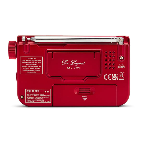 Aiwa RS-55RD radio Henkilökohtainen Analoginen Punainen