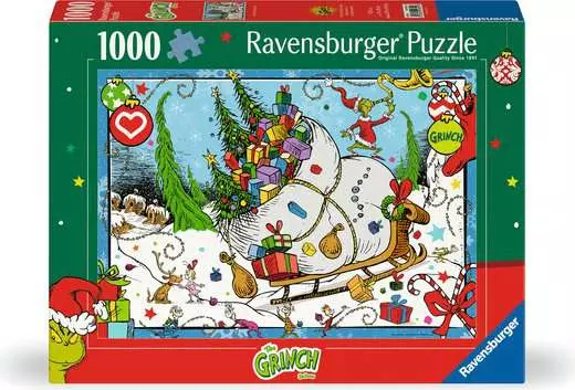 Miniatyrbillede 1 af 3: Ravensburger 12001351 puslespil 1000 stk Jul