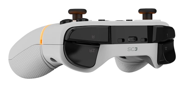 Gioteck SC3 Valkoinen Pad-ohjain Analoginen/Digitaalinen Nintendo Switch, Nintendo Switch Lite, Nintendo Switch OLED, PC