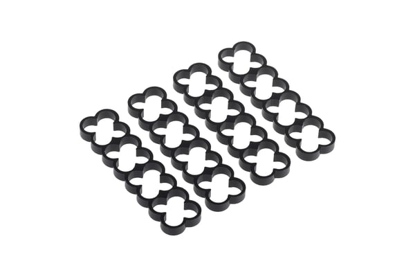 Miniatyrbillede 1 af 2: Alphacool 24765 kabelholder Sort 16 stk