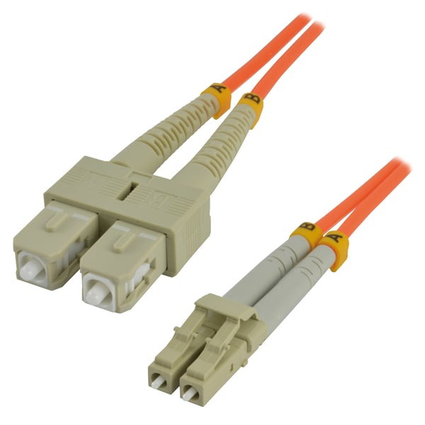 Miniatyrbild 1 av 2: MCL 2m SC/LC InfiniBand och fiberoptisk kabel LC/SC Orange