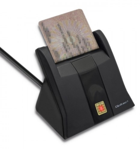 Miniatyrbild 4 av 5: Qoltec 50643 RFID-läsare USB