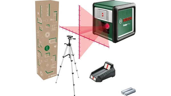 Bosch Quigo Plus Linja-/Ristilaser 12 m 630-650 nm