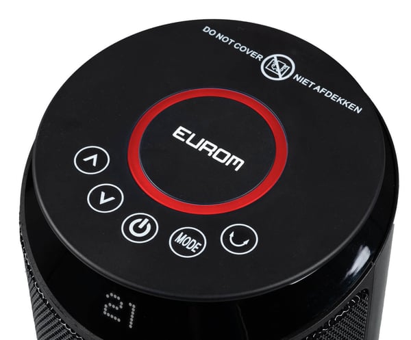 Miniatyrbillede 3 af 12: Eurom Hot Shot 2000 Wifi Indendørs Sort 2000 W Blæser med elektrisk områdevarmer