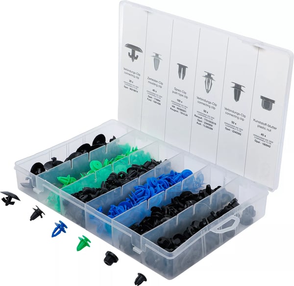 BGS technic Automotive Clip Assortment for Opel / Vauxhall