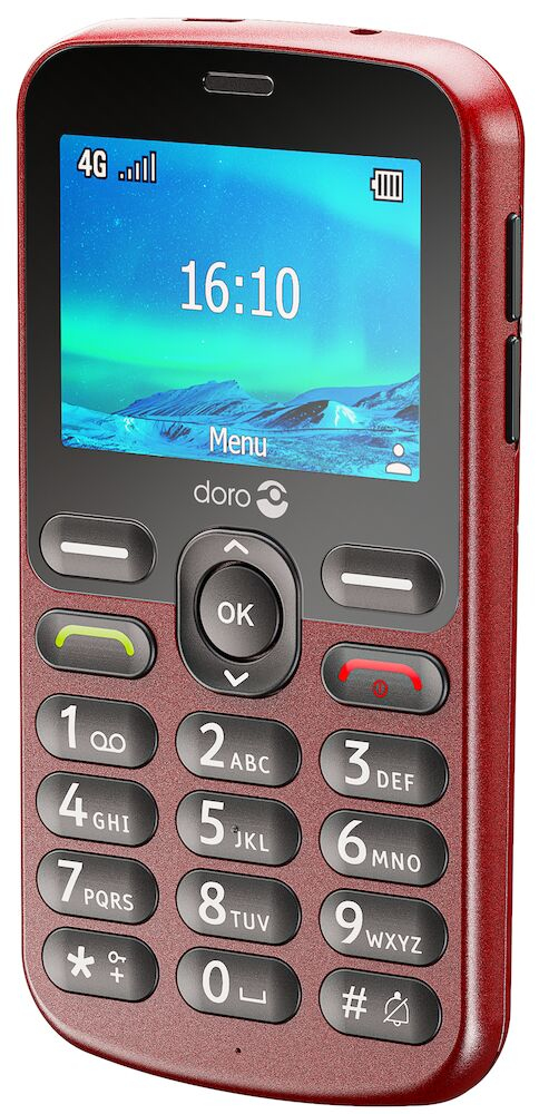 Miniatyrbild 2 av 6: Doro 1880 113,7 g Röd Första mobiltelefon