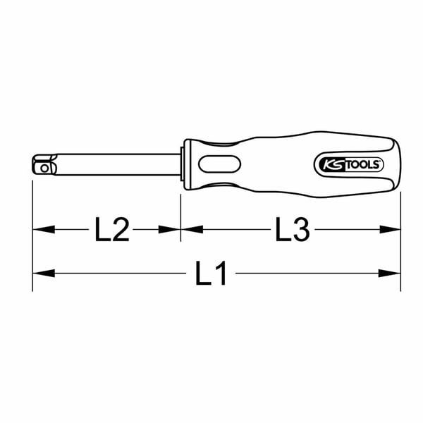 KS Tools 962.1465 unbrako nøgle 1 stk
