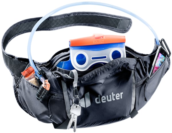 Pikkukuva 7 / 7: Deuter Shortrail III vyötärölaukku Polyesterikuitutäyte, Polyeteenitereftalaatti Musta