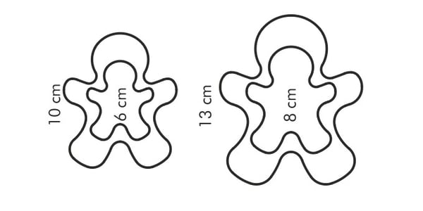 Tescoma 630867 småkageform Brun