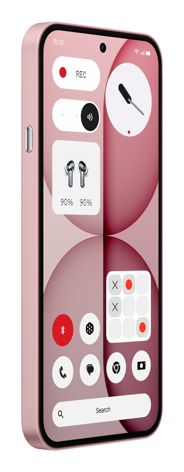 Nothing 4a 17,2 cm (6.78") Dual SIM Android 16.0 5G 12 GB 256 GB 5080 mAh Lyserød
