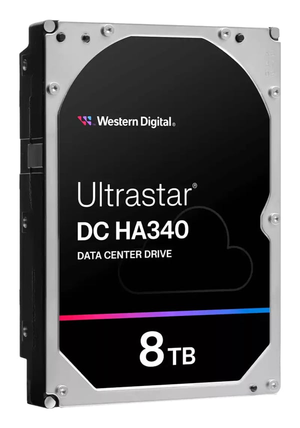 Miniatyrbillede 3 af 3: Western Digital Ultrastar 0B47078 harddisk 8 TB 7200 rpm 256 MB 3.5" SATA