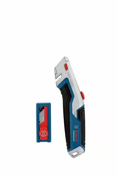 Miniatyrbild 2 av 8: Bosch 1 600 A02 7M5 mattknivar Blå Rakbladskniv