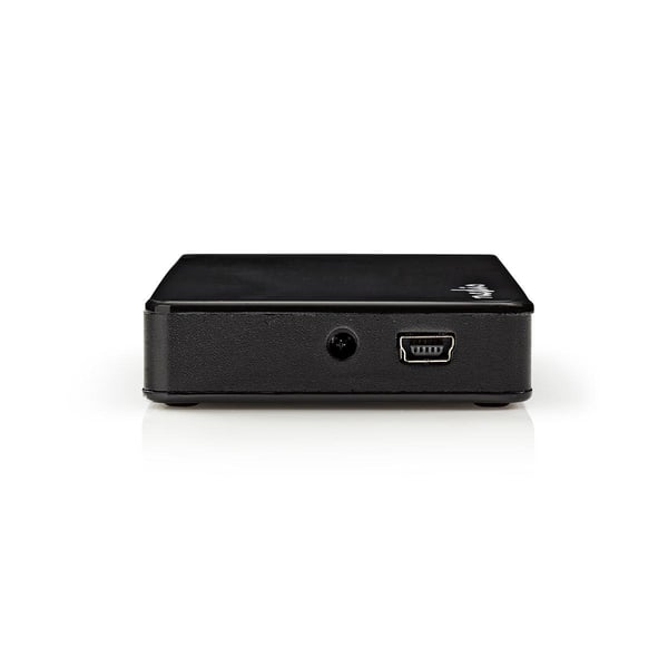 Nedis UHUBU2730BK interface hub USB 2.0 Sort