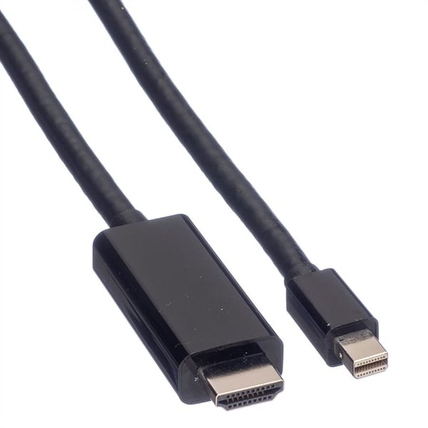 Pikkukuva 2 / 3: VALUE 11.99.5797 videokaapeli-adapteri 3 m Mini DisplayPort Musta