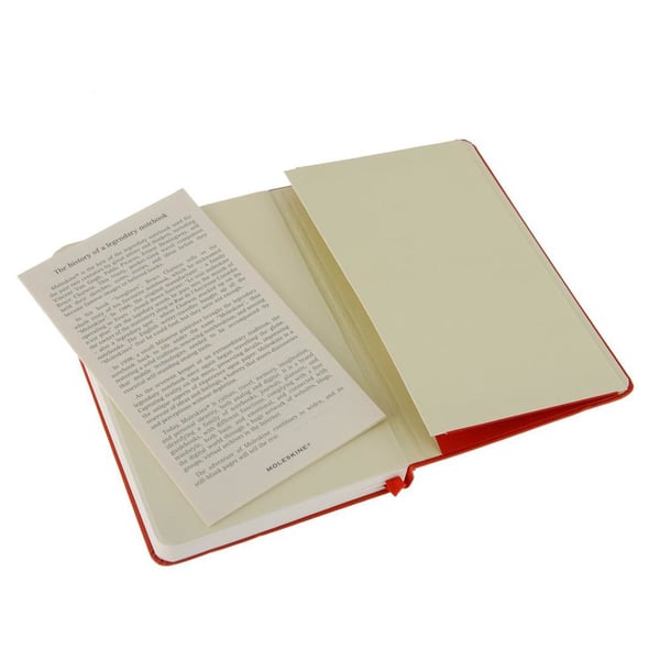 Miniatyrbillede 4 af 4: Moleskine Classic blok og notesblok 240 ark Rød