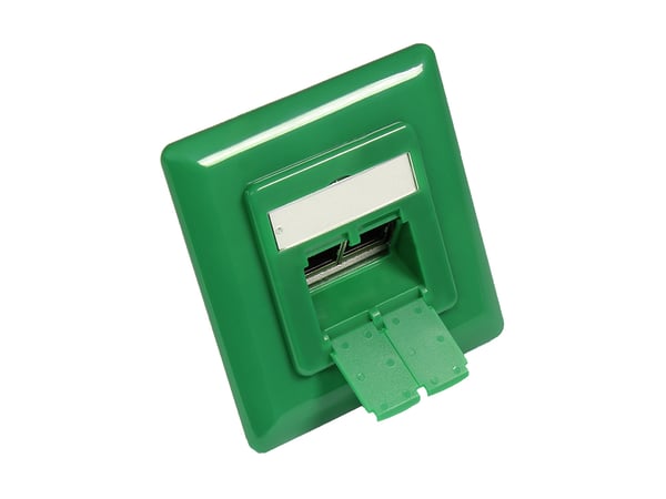 Alcasa GC-N0052G stikkontakt RJ-45 Grøn
