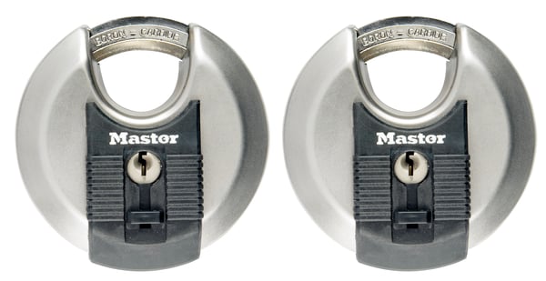 MASTER LOCK M40EURT hængelås Discus hængelås 2 stk
