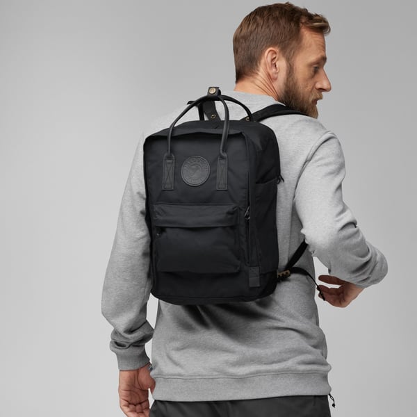 Miniatyrbillede 10 af 12: Fjällräven Kanken No.2 rygsæk Fritidsrygsæk Sort Bomuld, Læder, Genanvendt polyester