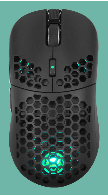 Miniatyrbillede 2 af 5: GAMIAC PX71 mus Spil Ambidextrous RF Wireless + USB Type-A Optisk 16000 dpi