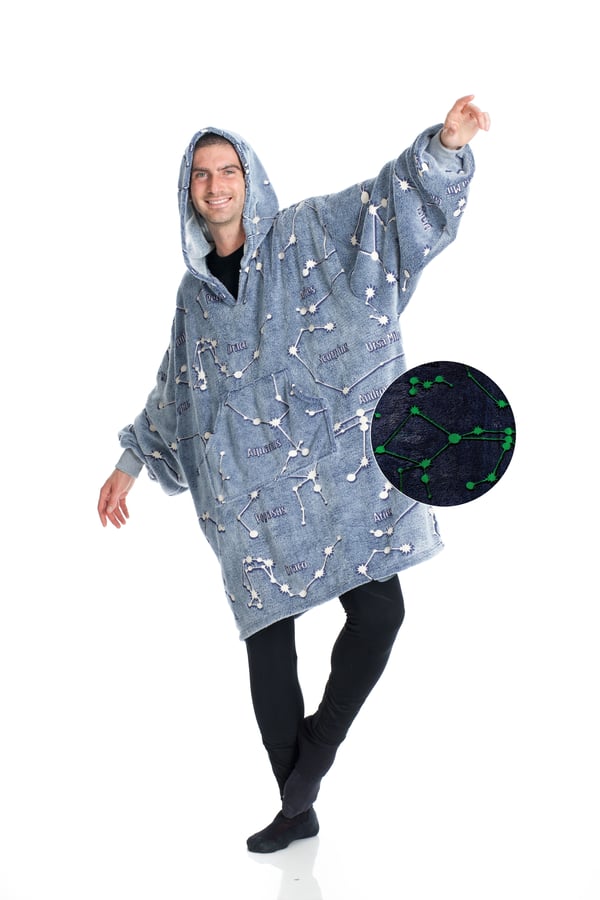 Kanguru 1307 sengetæppe 90 x 95 cm Polyester Blå