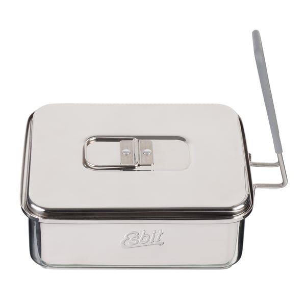 ESBIT CS1100ST keittoastia retkeilyyn Setti 1,1 L Musta, Hopea