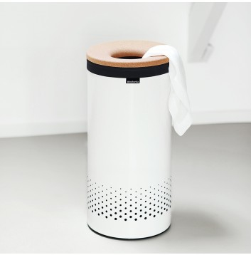 Brabantia 104367 tvättkorg Brun, Vit
