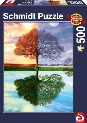 Schmidt Spiele The seasons tree Puslespil 500 stk Landskab Schmidt Spiele The seasons tree Puslespil 500 stk Landskab