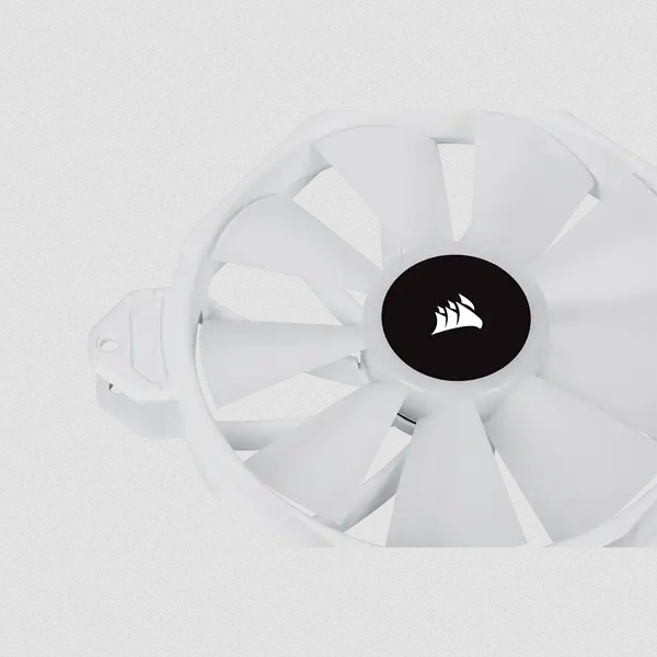 Miniatyrbillede 3 af 9: Corsair SP140 RGB ELITE Computerkabinet Ventilator 14 cm Hvid 1 stk