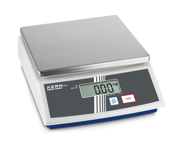 KERN & SOHN Tischwaage LCD 30 kg Hvid
