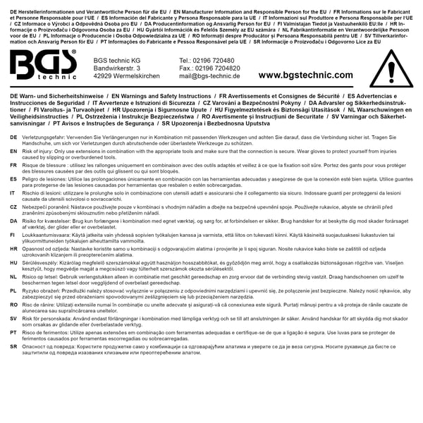 Miniatyrbild 4 av 4: BGS technic Impact Extension Bar