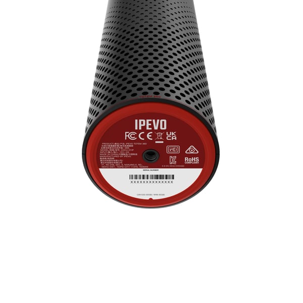 IPEVO Totem 360 Svart 4992 x 928 pixlar 30 fps