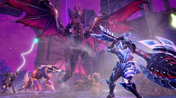 Miniatyrbillede 4 af 7: Capcom Monster Hunter Rise + Sunbreak Samling Forenklet kinesisk, Traditionelt kinesisk, Tysk, Engelsk, Spansk, Fransk, Italiensk, Japansk, Koreansk, Portugisisk, Russisk Nintendo Switch