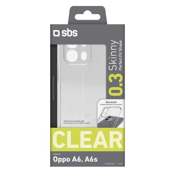 Miniatyrbillede 2 af 2: SBS TESKINOPA6T mobiltelefon etui 17,1 cm (6.75") Cover Transparent