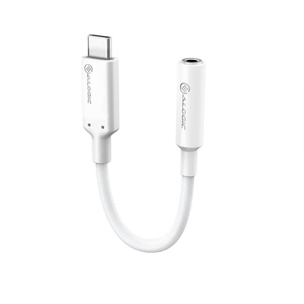 Miniatyrbillede 2 af 2: ALOGIC ELPC35A-WH kabel kønsskifter USB C 3.5mm Hvid