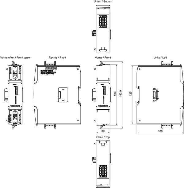 Miniatyrbild 4 av 4: Siemens 6ES7231-5QF50-0XB0 övrigt