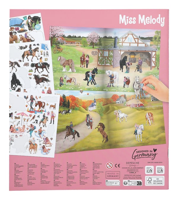 Miniatyrbillede 4 af 6: Miss Melody Stickerworld