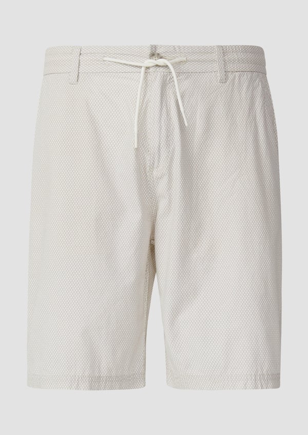 s.Oliver 2166890.03A9.36 shorts Bermuda Hanstik Cremefarvet