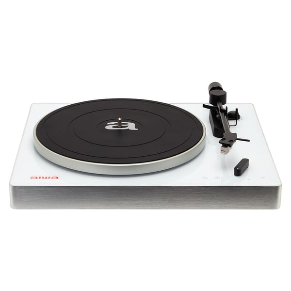 Miniatyrbillede 1 af 8: Aiwa APX-680BT/WT Bæltedrevet pladespiller Hvid Automatisk