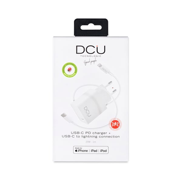 Miniatyrbillede 2 af 3: DCU Advance Tecnologic 37350015 oplader til mobil enhed Universel Hvid USB Automatisk