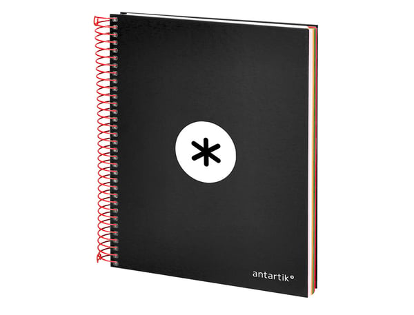 Antartik KD40 blok og notesblok A5 120 ark Sort