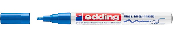 Edding 751 markeringspennor Rundad spets Blå 1 styck