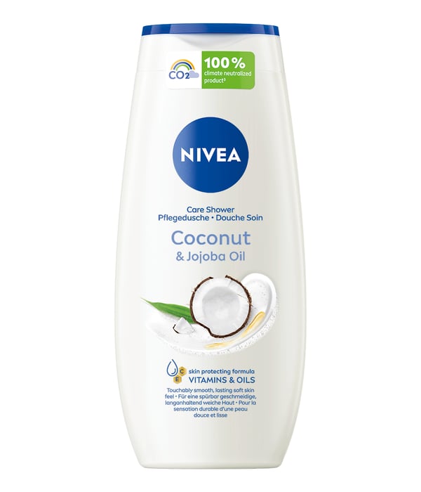 Miniatyrbild 1 av 2: NIVEA Coconut & Jojoba Oil 250 ml Duschgel Unisex Kropp Kokos