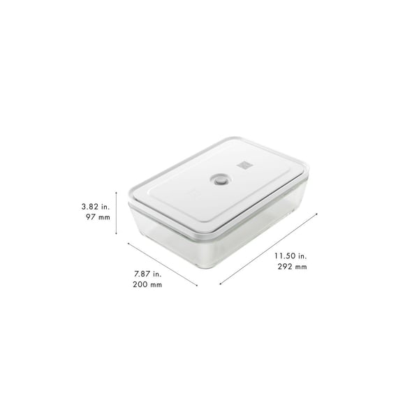Pikkukuva 3 / 9: ZWILLING FRESH & SAVE Suorakulmainen Laatikko 2,85 L Harmaa, Läpinäkyvä 1 kpl